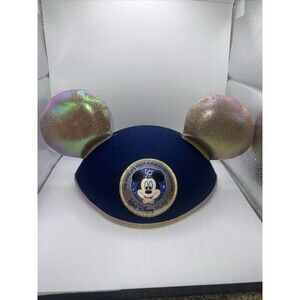 Walt Disney World 50th Anniversary Celebration Mickey Mouse Ear Hat Cap New